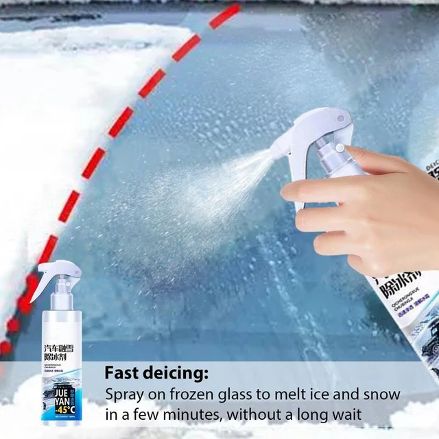 De-icer Spray Deicer Spray For Car Windshield Ice & Snow Melting Spray Anti  Freeze Windshield