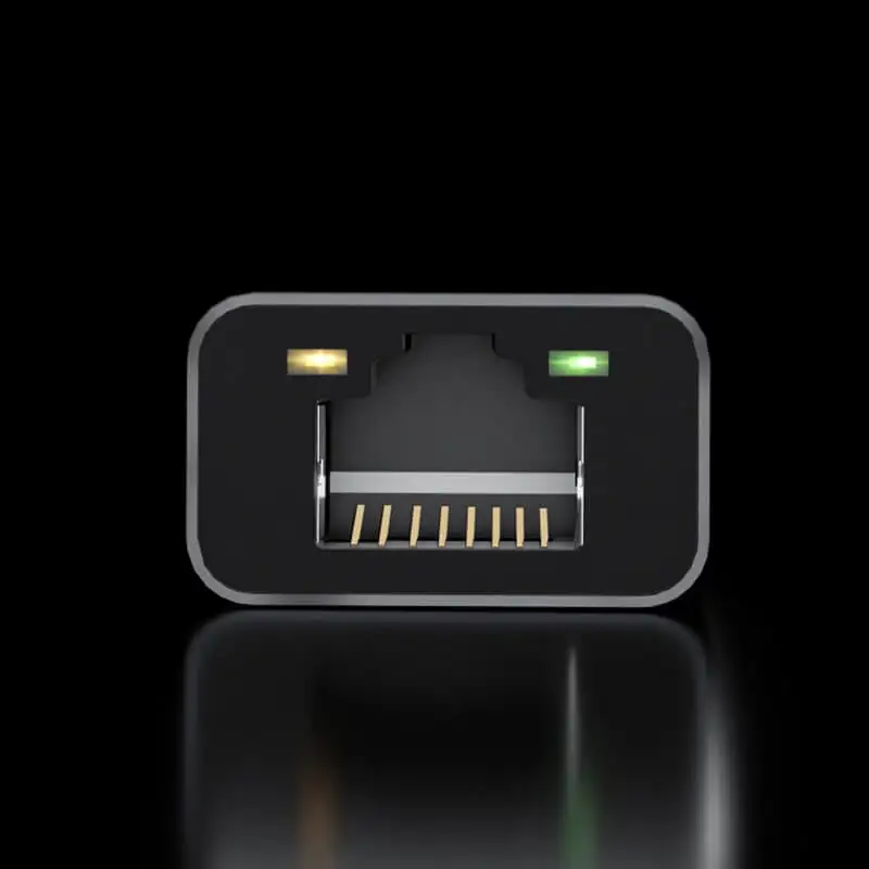 Usb tipo c para Gigabit Placa de Rede Porta Cabo de Rede Adaptador Usb c para Rj45 Driveless Plug Play para Laptops Comprimidos - Imagem 3