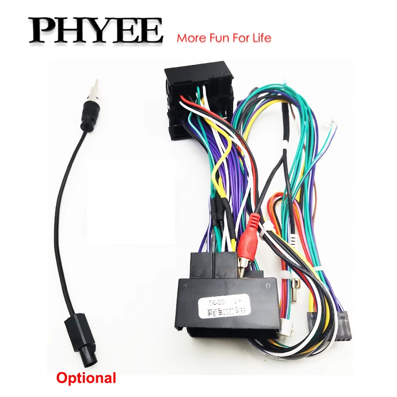 Mercedes Benz C Class Quadlock Wiring Harness Plug 16 Pin Male Connector Radio Head Unit Car Accessories Cable Adapter for W204 |
