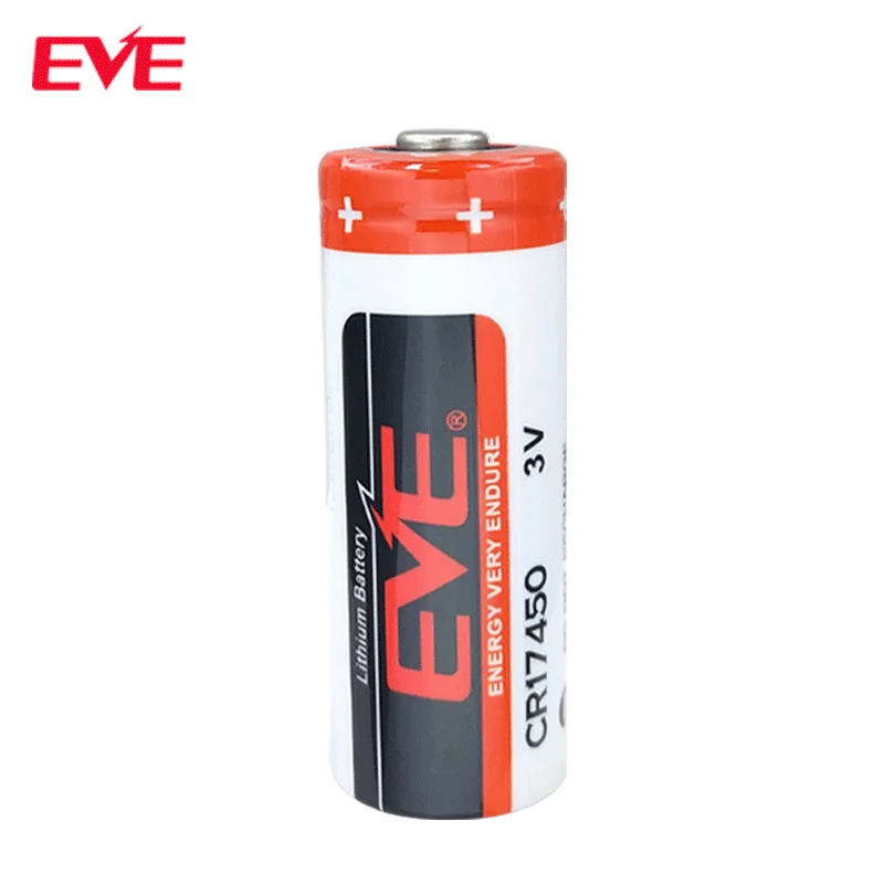 Original CR17450 3V primary lithium battery for smart water meter smoke sensor GPS locator PLC industrial control servo lithium battery
