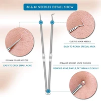 4Pcs Blackhead Remover Acne Needle Facial Cleansing Acne Extractor Remove Blackhead Pores Cleaning Tools 2