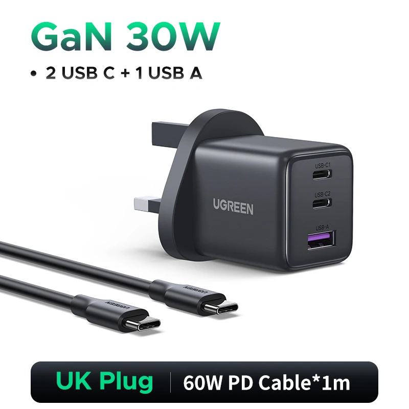 UK 1M USB C Cable