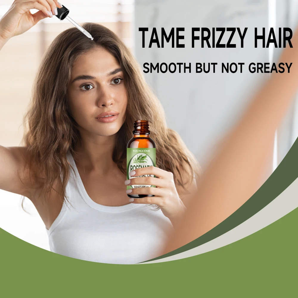 Rosemary Essential Oil Nourishes Repairs Improves Frizz Prevents Hair Loss Eliminates Itching Thinning Damaged Hair Care new