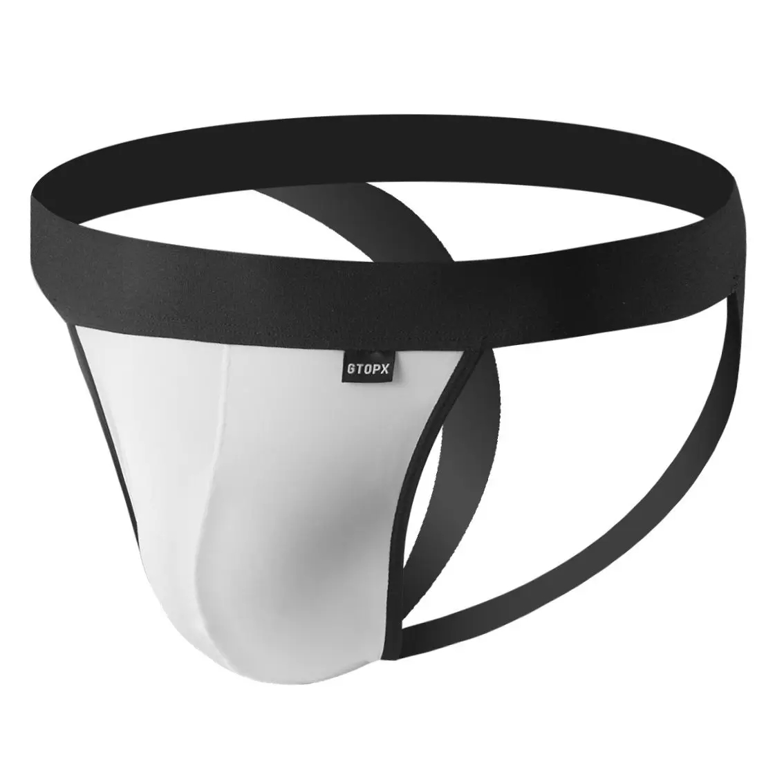 

Men'S Personalized Solid Color Hip Lifting Jockstrap Sexy Double Belt T-Pants Ice Silk Tee Underpants Fun Underpants
