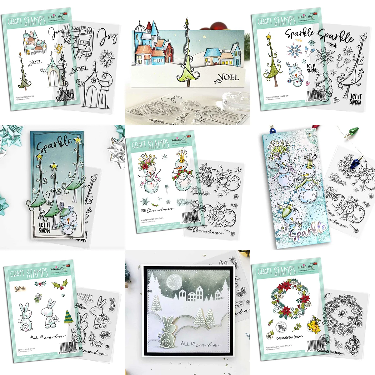 New Scrapbooking Stamps | Transparent Stamps Noel | Stamps Christmas