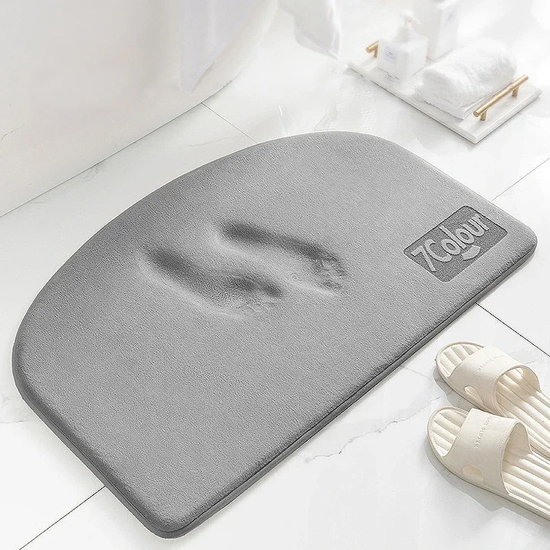 Floor Mat Bathroom Floor Mat Bathroom Mat Absorbent Bathroom Mat Bath Mat Anti Slip Mat Toilet Mat Super Absorbent Bath Mat Memory Foam Carpet Non-slip Bathroom Rug