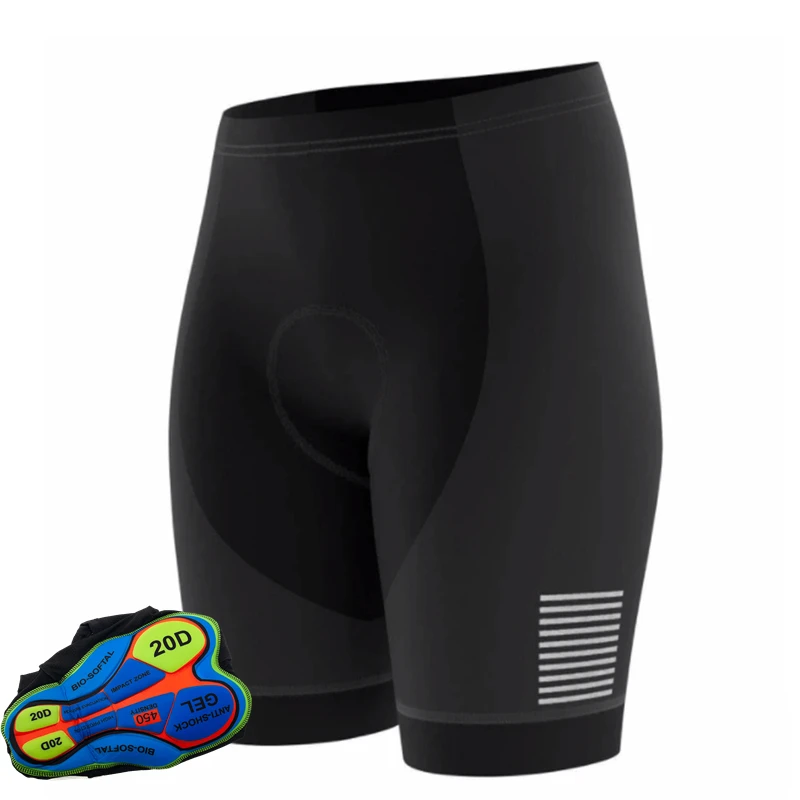 Summer Cycle Pad Shockp Women Unisex Team Cycling Shorts 20D Anti Slip Padded Gel Cycling Shorts cycling shorts cycling gel pad