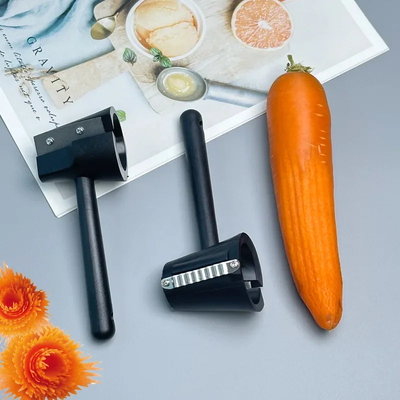 Manual Spiral Slicers Vegetable Cutter Spiral Peeler Fruits Device Cooking Gadget Kitchen Roll Flower Decorative Tool 1Pcs