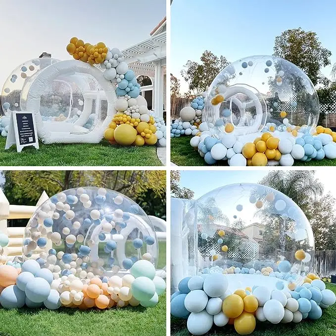 Commerical Balloon Clear Inflatable Bounce Bubble House 10ft-3m Inflatable Bubble House With Blower Bubble Tent For Party  Renta 6