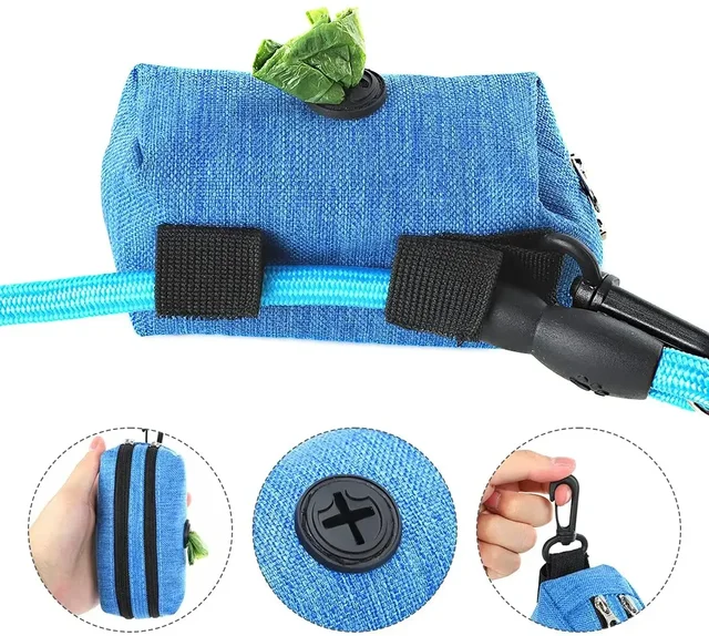 Pet Dog Poop Bag Dispenser Storage Bag Products Pet Waste Bags Carrier Dog Walking Accessories  Cleaning Supplies 4