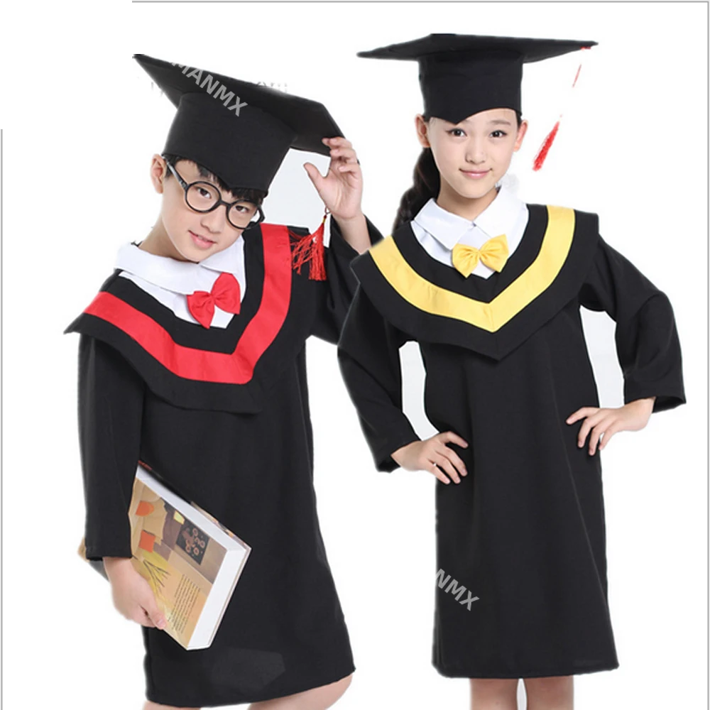 

Children's performance clothing Academic dress gown Unisex Kindergarten Dr. cloth graduated Bachelor suits Dr. cap