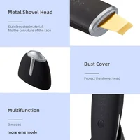 Ultrasonic Skin Scrubber Face Spatula Pore Cleaner Blackhead Remover Facial Lifting Ion Deep Cleansing Beauty Device For Home Us 2