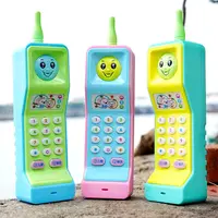 Kids Puzzle Toys Childhood Cute Big Brother Cell Phone With Light Music Phone Toys Puzzle Early Learning Multifunctional Phone 1