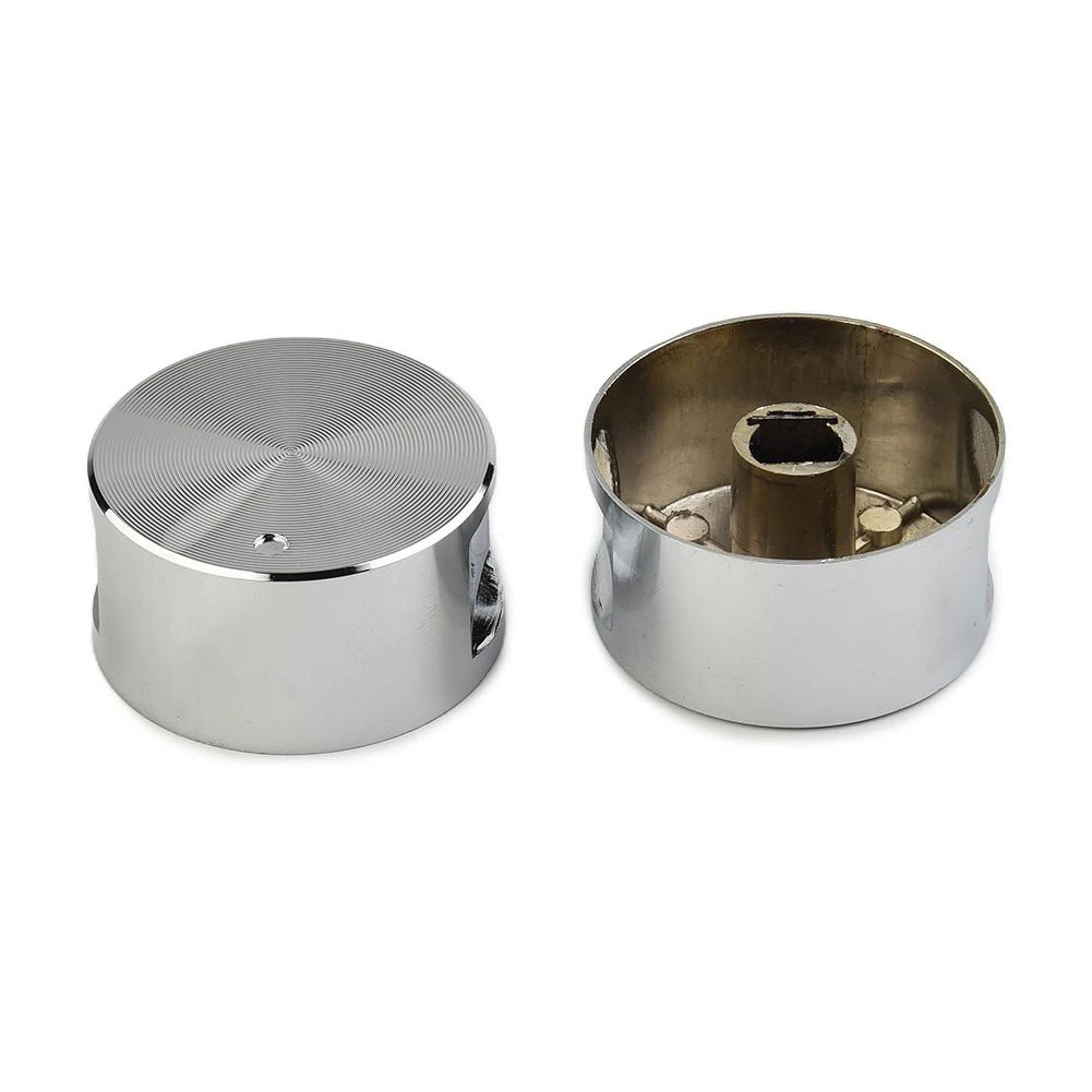 Aluminum Alloy Round Knob Gas Stove Handle Gas Stove Rotary Switches for Kitchen Accessories 5pcs 6mm