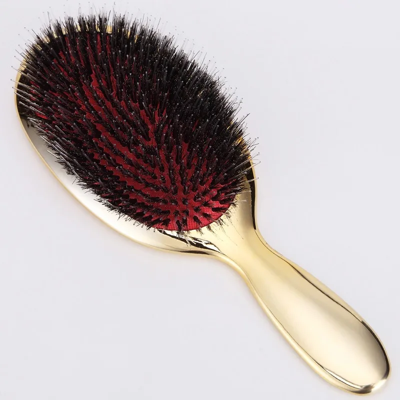 

1Pc Boar Bristle Comb Professional Salon Hairdressing Tools Air Bag Massage Hair Brush for Hair Extensions