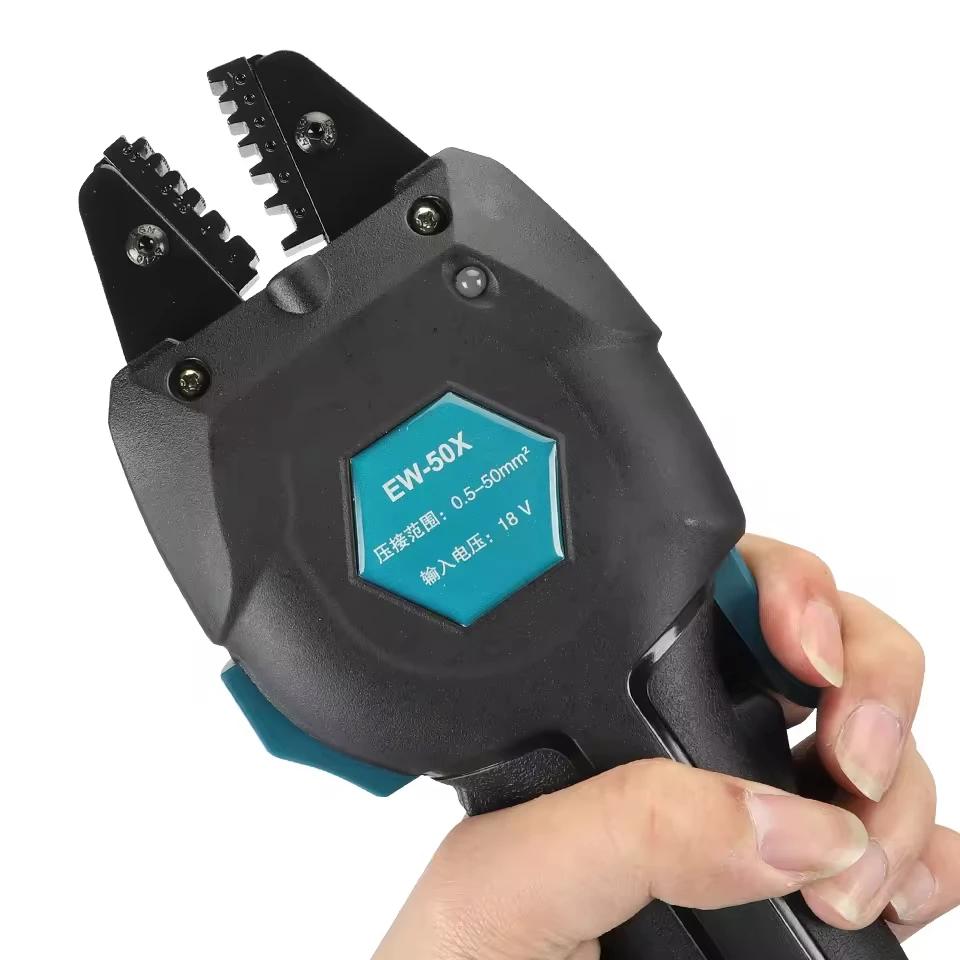 YYHC-50X Electrical Cordless Wire Crimper Battery Powered Cold Crimping Tool For Connecting Wire Terminals