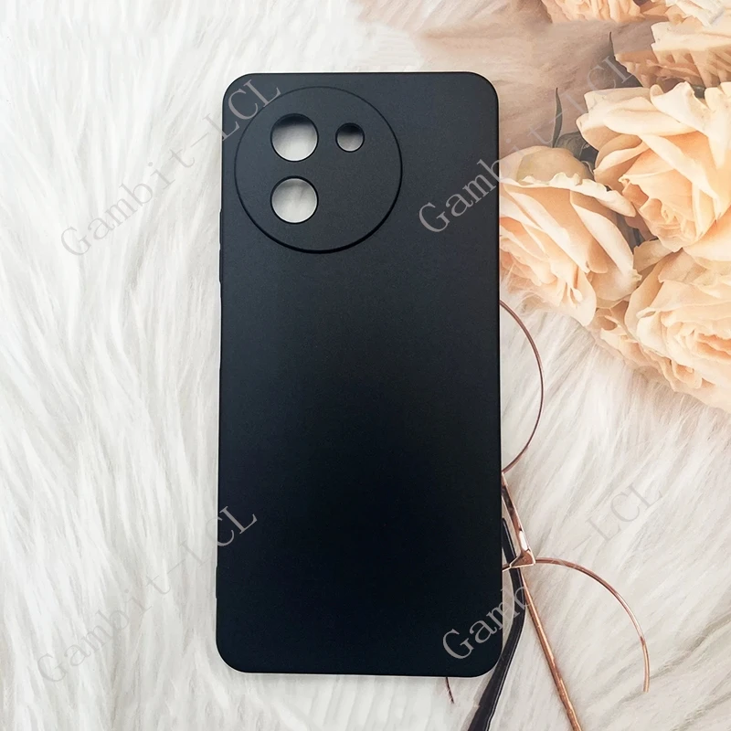 HGJTFANY Pour Doogee Note 59 Pro Coque (6.75"), Housse Transparente En Silicone Souple Avec Film De Protection En Verre Trempé, Ultra-Mince Antichoc Etui Pour Doogee Note 59 Pro - Magnifique