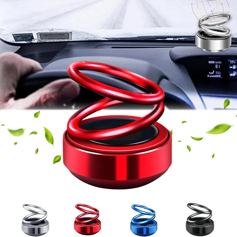 

Solar Car Air Freshener rotate Kinetic Molecular Heater Fragrance Supplies Interior Accessories Decor Flavoring Perfume Diffuser