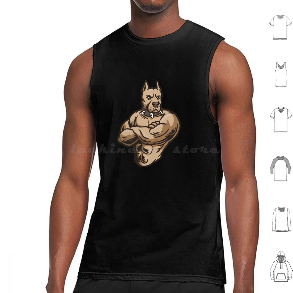 American Pitbull Bodybuilder Dog Mom Doglover Canotte Gilet Senza Maniche American Pitbull Bodybuilder Terrier Pitbull Dog Puppy
