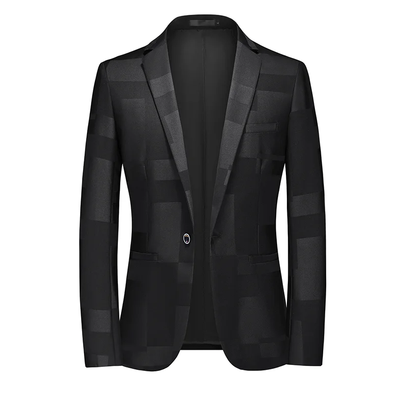 Men Business Suit Jacket Summer Wedding Party Blazers Men's Thin Coats 6XL