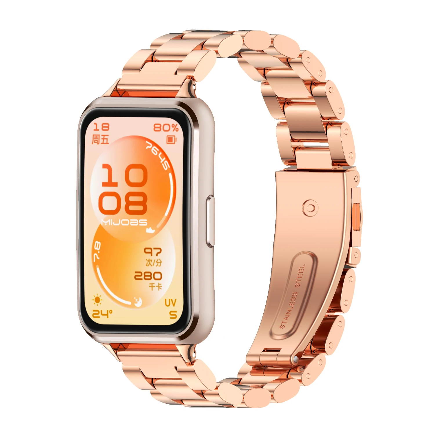 Stainless Steel Metal Watchband Strap