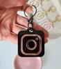 Custom QR Code Keyring Keychain Instagram Facebook Keychain with QR Code Keychain for Social Media 6