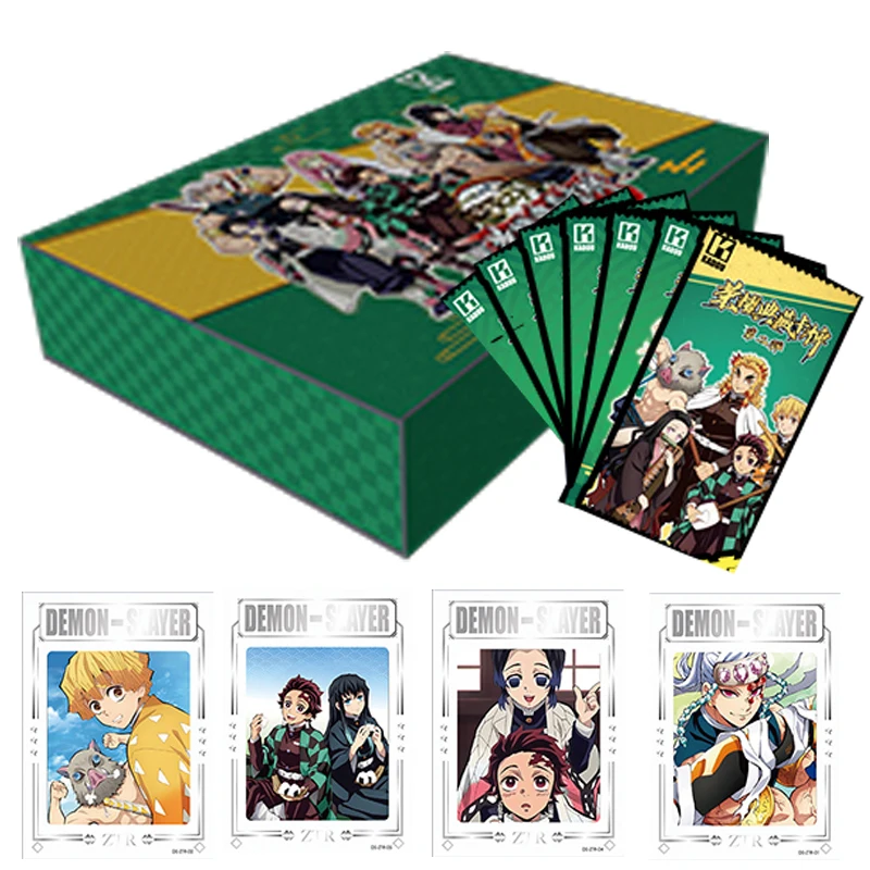 Genuine Demon Slayer Glory Collection Cards Packs Booster Box Kamado Tanjirou Nezuko Rare Limited Edition Games Card Regali Per Bambini