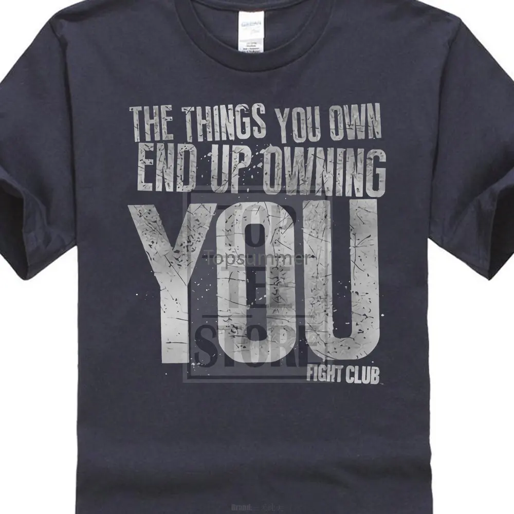 

Fight Club Movie Owning You Licensed Adult T Shirt