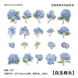 Rose Garden - Themed Sticker Set - 20 - Piece Pack for Scrapbooking, Collage, and DIY Crafts (G5242D)