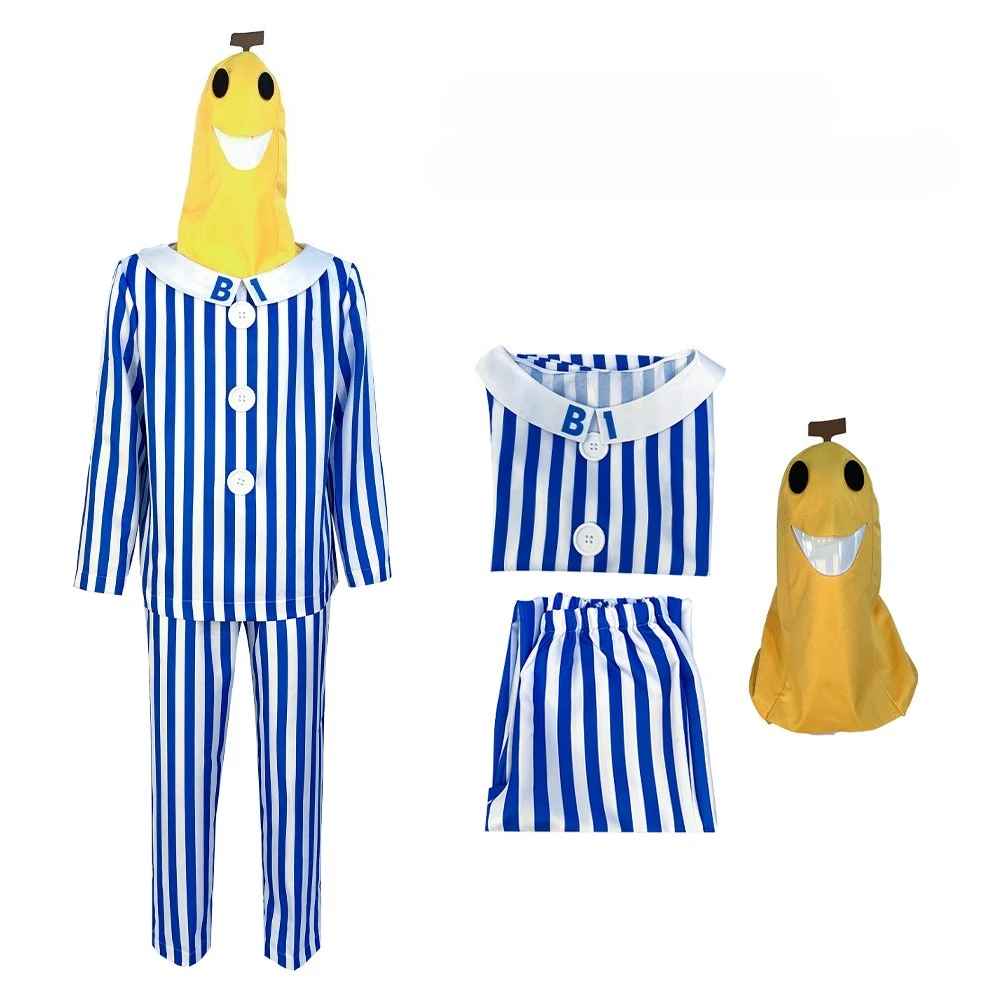 Cosplay Bananas in Pyjamas Funny Costume Sets TV Show Halloween Carnival  Fancy Dress Up Outfits Party Disfraz Hombre Stage - AliExpress, image size:1000x1000