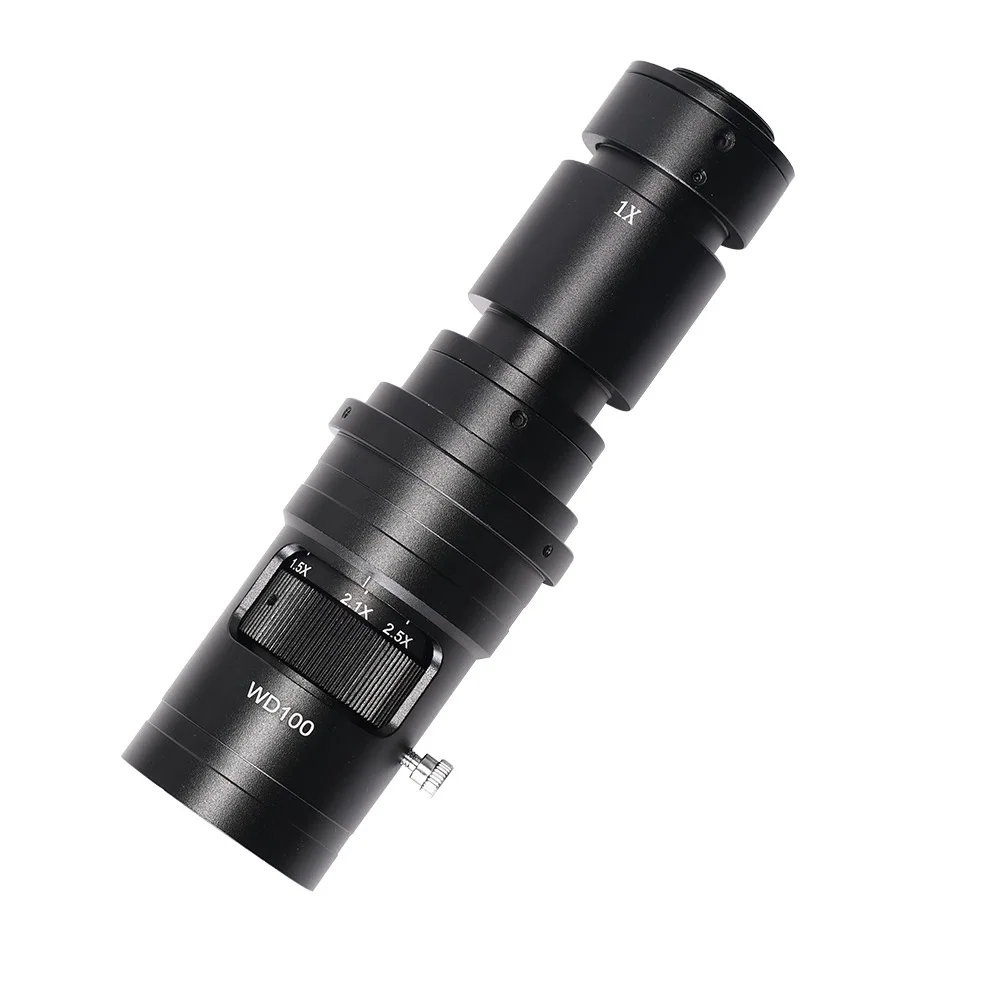 500X 200X Adjustable Magnification C-mount 0.7X-5X Continuously ...