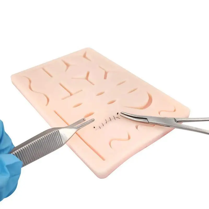 

Silicone Suture Pad Training Suture Mat Suture Practice Skin With Strong Wear Resistance Various Practice Functions & High