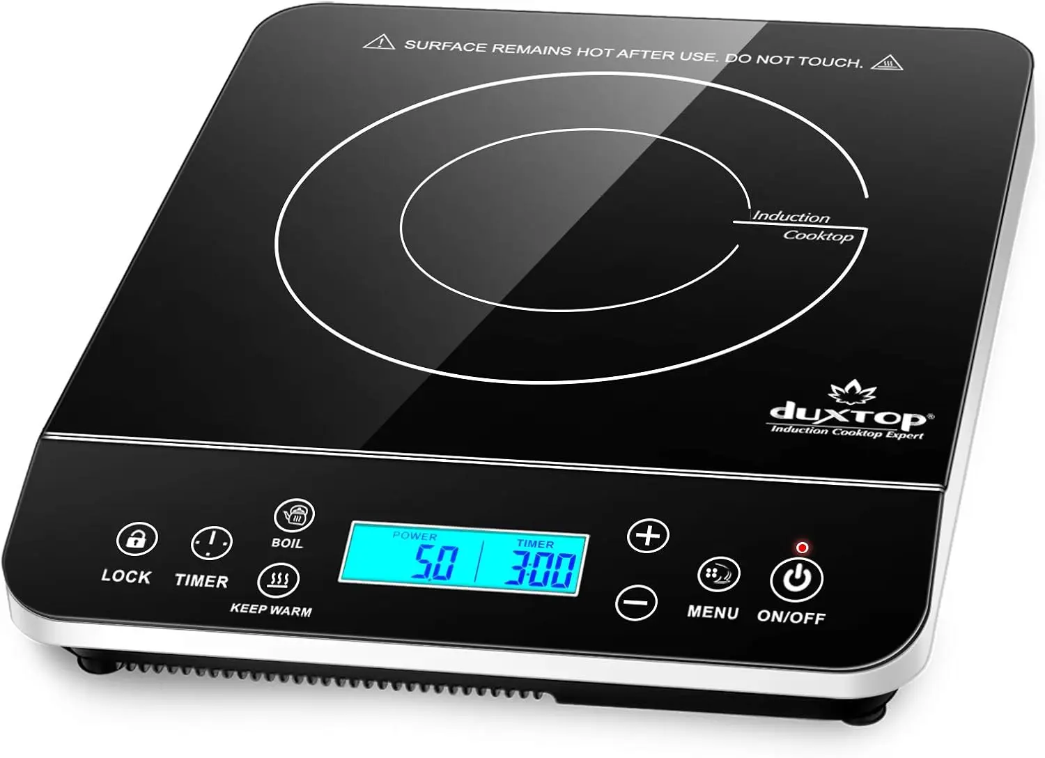 Portable Induction Cooktop Burner Induction Hot Plate LCD Sensor Touch 1800 Watts 9600LS/BT-200DZ