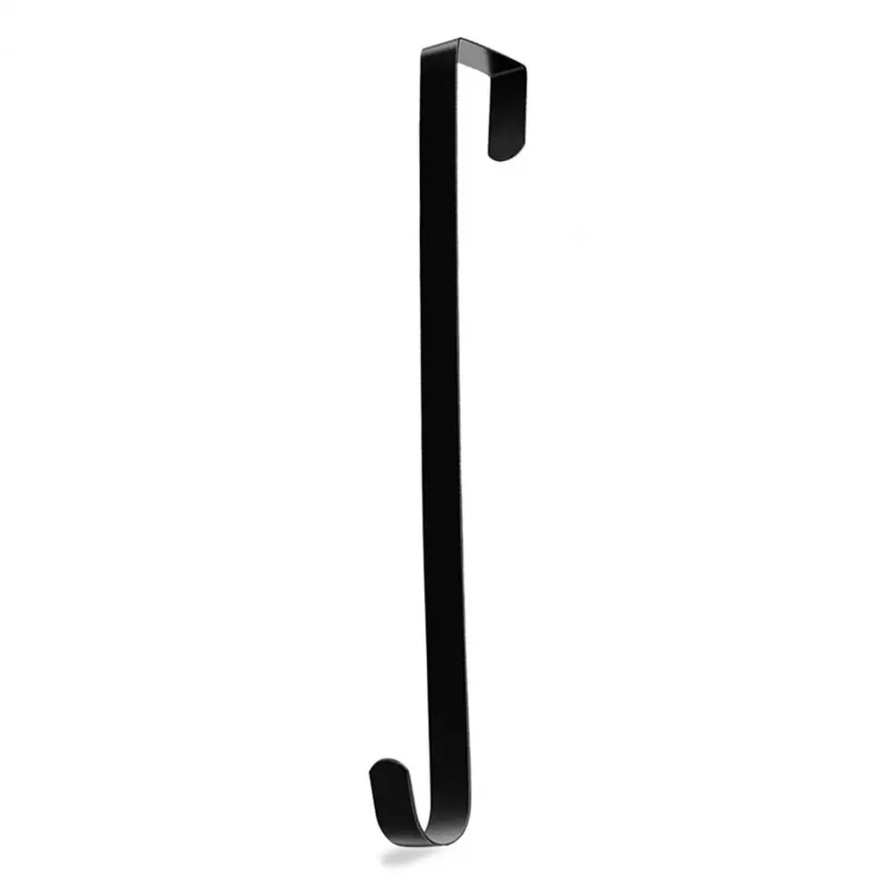 Door Flower Stand Metal Wreath Hanger for Front Door Easy Installation Over Hook for Christmas Halloween Wreaths
