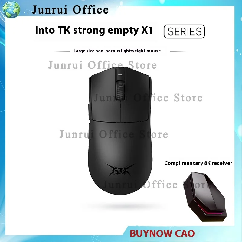 

Беспроводная мышь Atk Sky X1 Paw3950, сенсорный скандинавский чип 52840, игровая мышь 8k Return Fps, беспроводная легкая мышь Smartspeed