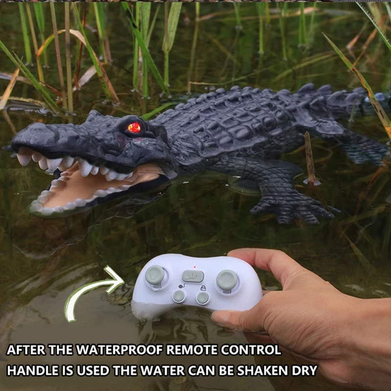 2.4G Electric Remote Control Crocodile RC Boat Toys remote control boat wind boat toys