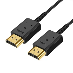 Ultra High - Speed 8K HDMI 2.1 Fiber Optic Cable - 48Gbps, 60Hz/120Hz, Multiple Lengths Available - 25m (8K Slim and flexible)