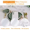 10 Pack White Table Cloth Rectangle Tablecloths 60X102 Inch,Polyester Table Cloth for 6 Foot Rectangle 3