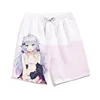 Cartoon Animation Shorts Male Student Hatsune Miku Peripheral Five-point Pants Thin Quick-drying Two-dimensional Beach Pants 5
