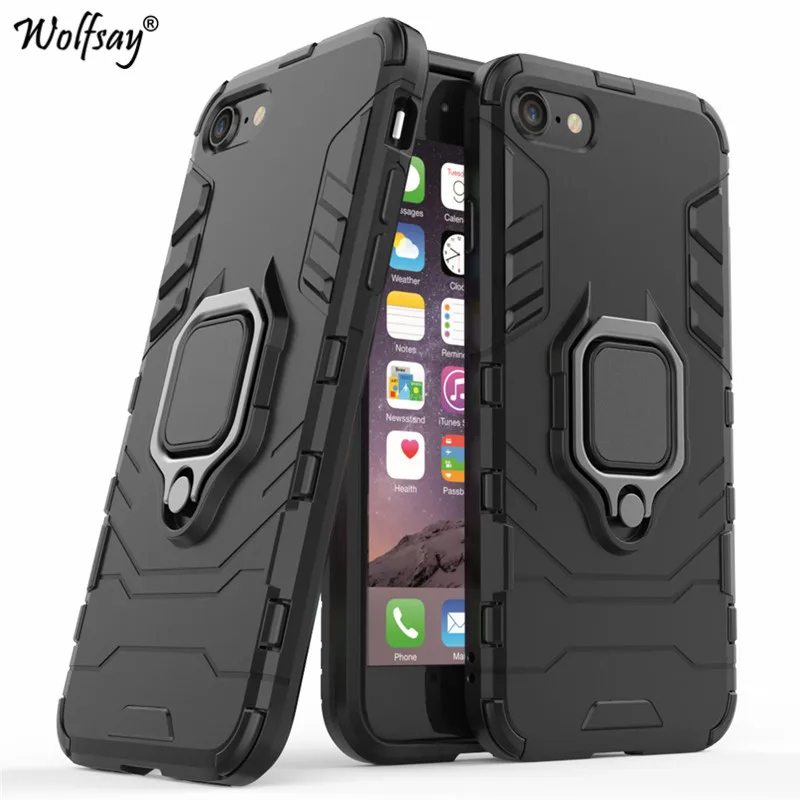 Per Il Nuovo Iphone Se 2022 Custodia Per Iphone Se 2022 8 7 6 6S Plus Cover Antiurto Armor Pc Cover Posteriore Rigida Per Iphone Se 2022