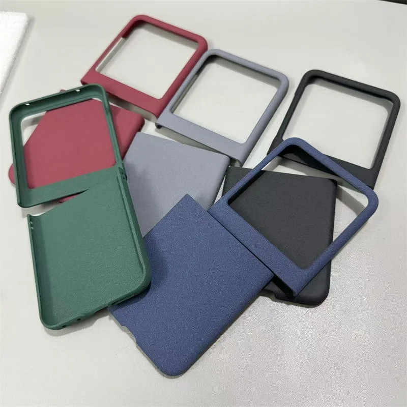 Slim Matte Hard Back Folding Protective Case - Enhanced Durability and Style