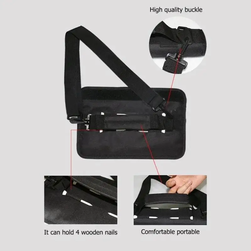 Sacca da golf per uomo in piedi, mini borsa in nylon leggero, custodia da allenamento per pratica con spallacci regolabili - immagine 3