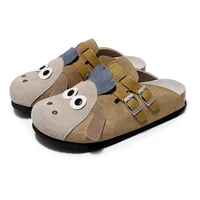 2023 New Animal Design Girls Women Ladies Cute Cork Shoes 5 Colors Indoor Outside Slipper Slip On 2