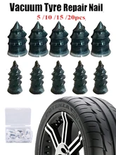  5/10pcs Vacuum Tyre Repair Nail Tire Puncture Screws Motorcycle Fitting Set Tubeless Wheel Repairs Punctures Kit Patches for Car 