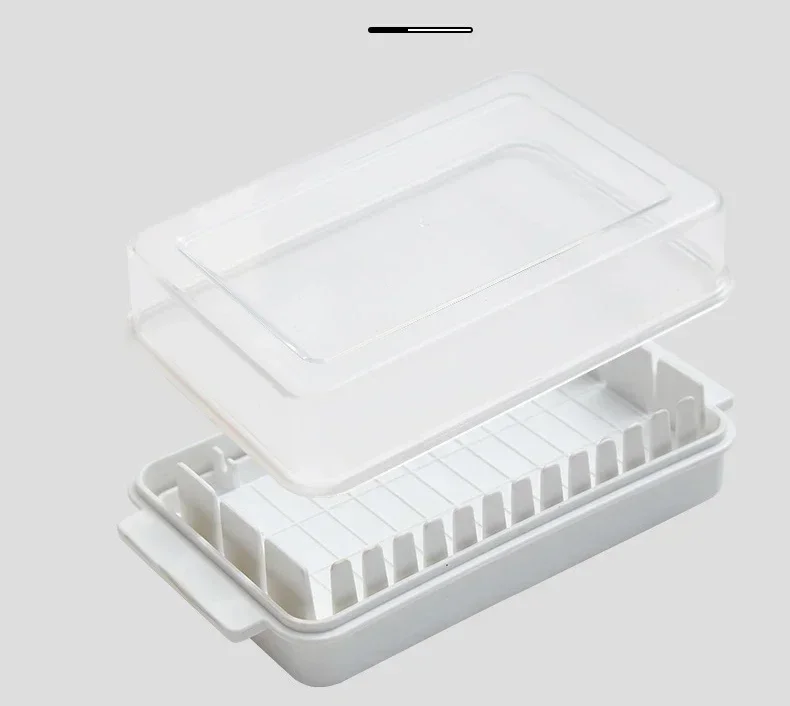 Covered Butter Cutting Storage Box Refrigerator Cheese Cheese Baking Storage Fresh Baking Butter Knife Cutter Convenient butter storage box