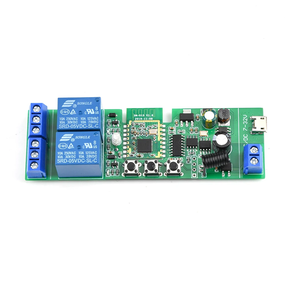 Smart Switch Smart Switch Module Zigbee eWelink 1 Channel AC/DC 7-32V USB 5V RF/APP