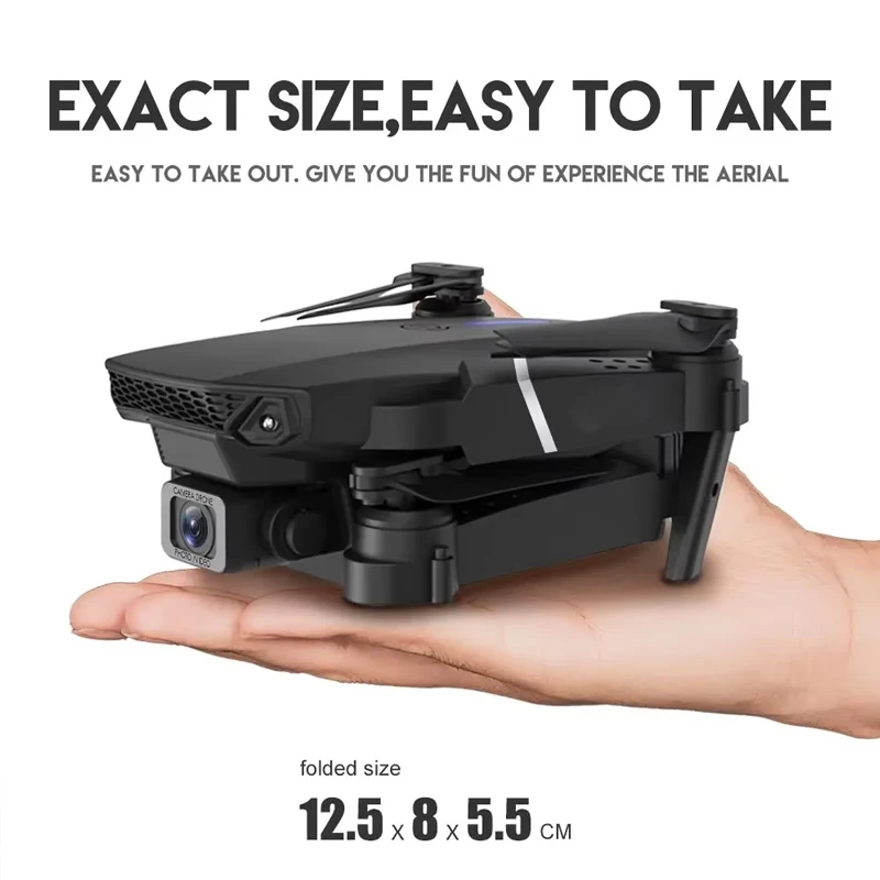 HD Dual Camera WIFI Quadcopter for Aerial Photography – Perfect Christmas and Halloween Gift