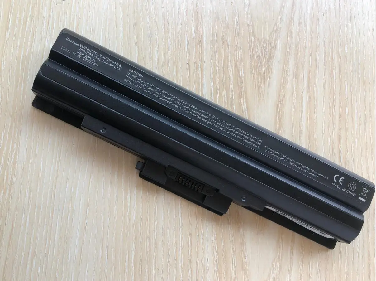 Bateria para Sony Vaio Vgn-aw Vgn-cs Vgn-fw Vgn-ns Vgn-nw Bps13 b Vgp Bps13 q Vgp-bps13b b Vgp-bps13a b Vgp-bps13 b Preto 5200mah - Imagem 3