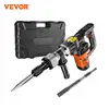 VEVOR 1400W Demolition Jack Hammer Electric Jackhammer Heavy Duty 2900 BPM Concrete Breaker 2pcs Chisels Bits Chipping 1