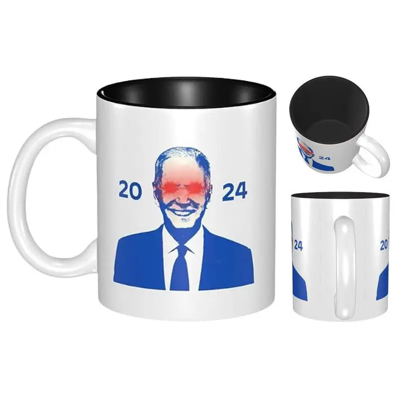 

Кружка Joe Biden 2024, 350 мл, керамическая кружка Biden, прочные и забавные кофейные чашки с голосовым голосом на президенте, кухонный декор, кружка для путешествий